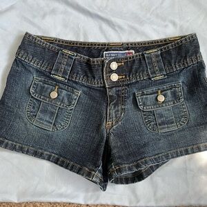 Y2K Old Navy Women's Denim Shorts - dark blue